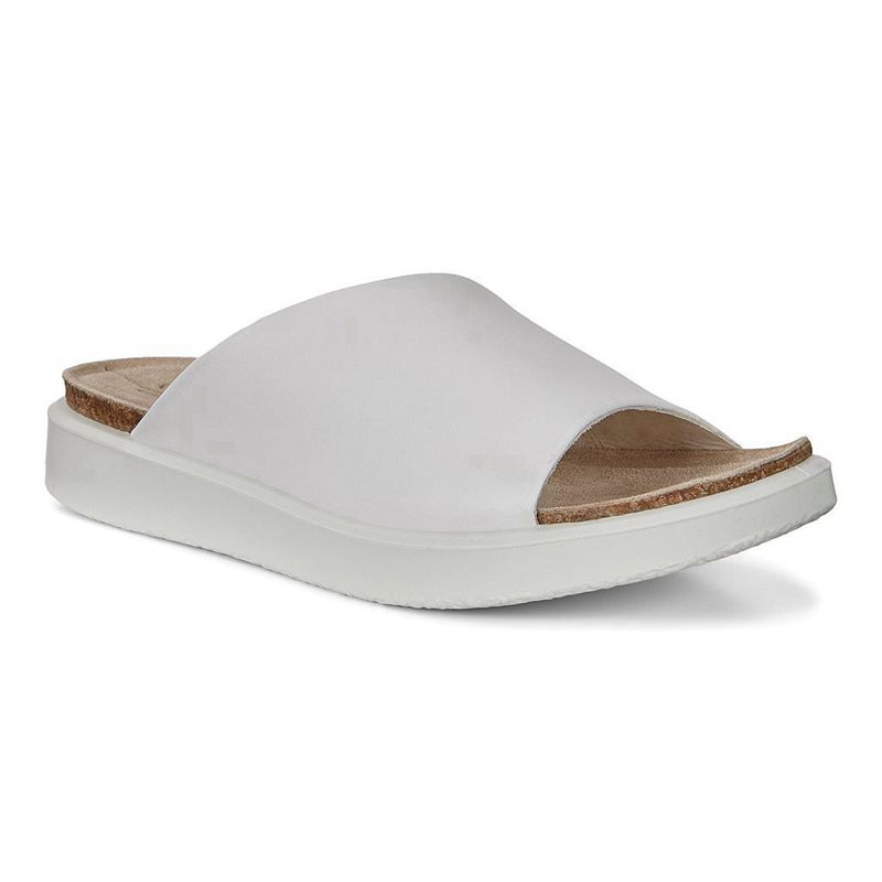 Sandalias Ecco Corksphere Para Mujer,Blancas,487290-CUF